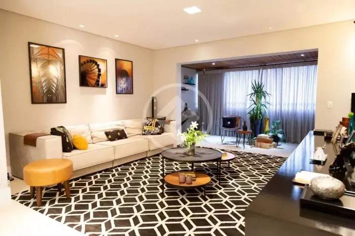 Apartamento para venda ou locação, mobiliado, 156m2, 4 quartos, 2 suítes, 3 vagas, Alphavi