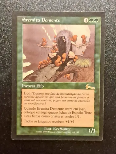 Eremita Demente - Carta de Magic the Gathering Senhor dos Anéis