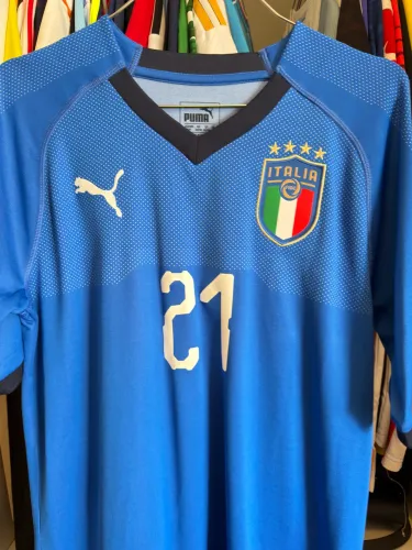 Camisa Seleção da Itália Home 2018/2020 Puma - Original - Pirlo 21