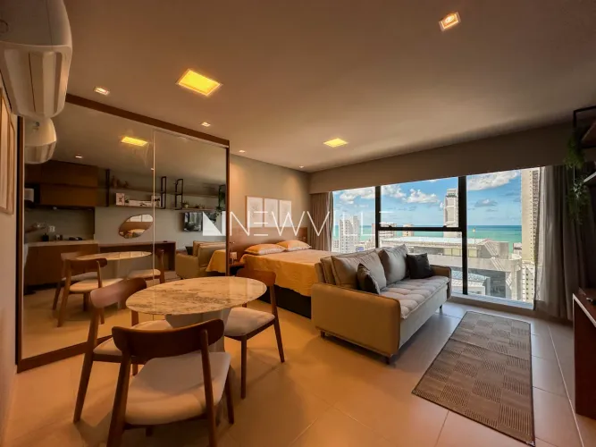 Aluguel de Studio no Condomínio Icon, em Boa Viagem  30,75m², mobiliado e com vista para o