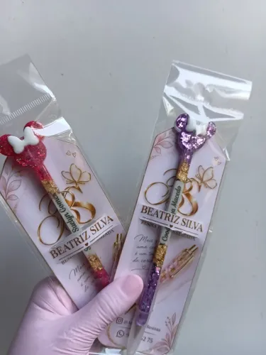 Caneta personalizada de resina epoxi
