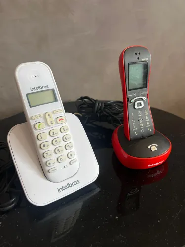 Telefone Sem Fio Intelbras Branco Com Base - Perfeito Estado
