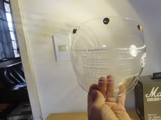 Viseira Bolha Urban Helmets - Cristal - Nova