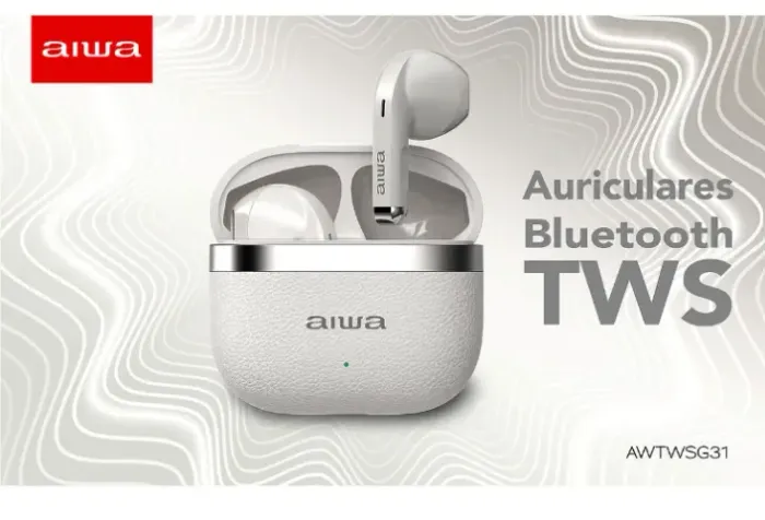 Fone de Ouvido Bluetooth AIWA - AWTWSG31 Original - Novo