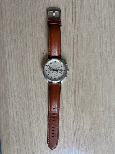 Relógio Fossil BQ2122 Cronógrafo Couro Original Masculino