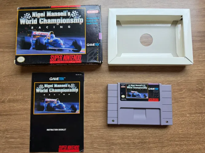 Jogo Nigel Mansell World Championship - Super Nintendo - CIB