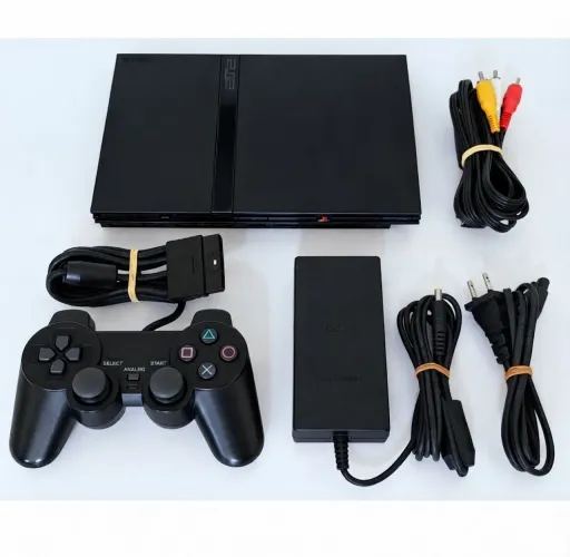 PlayStation 2 Slim + Controle | Testado | Pronto para Jogar
