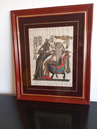 Quadro com moldura - Figura antiga 0,59 X 0,49
