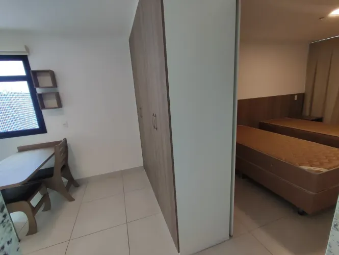 Apto 1/4 mobiliado Granja dos Cavaleiros, c/ garagem Coberta, próx firmas e Shopping