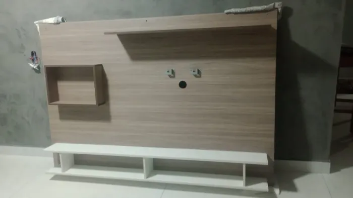 Painel para TV com nicho