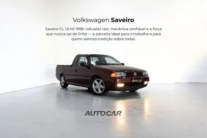 Volkswagen Saveiro CL 1.6 MI / CL/ C 1.6 1998