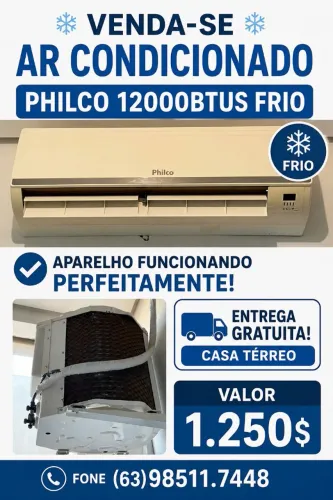 Ar Condicionado PHILCO 12.000Btus FRIO