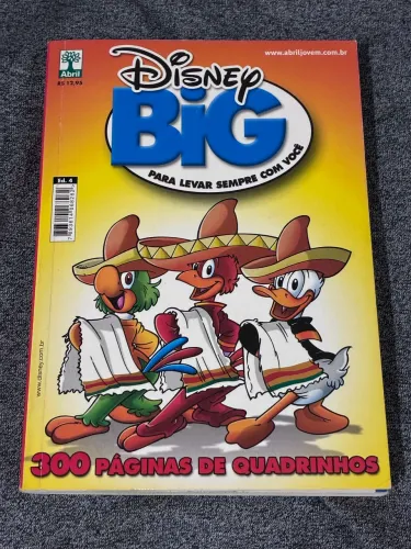 Gibi Disney Big Edição Nº 4 - Editora Abril (300 Páginas)
