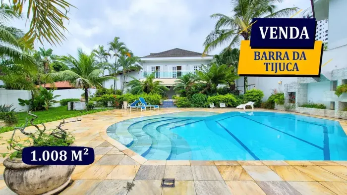 BARRA DA TIJUCA LUXO CONDOMÍNIO VILLAGE MARAPENDI CASARÃO 410M² 5 SUÍTES LAZER PRIVATIVO 4
