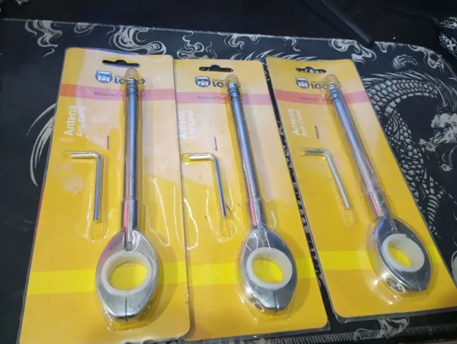 Kit 3 Antenas Corta Cerol para Moto Novas Lacradas