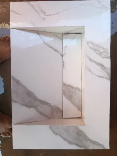 Pia de cerâmica pronta entrega 60x40
