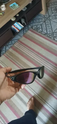 Óculos De Sol Oakley Lupa Style Oval Antirreflexo Preto