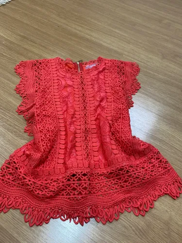 Blusa feminina guipir 