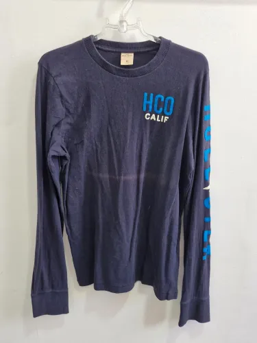 Sueter masculino Hollister - azul marinho - tam. M