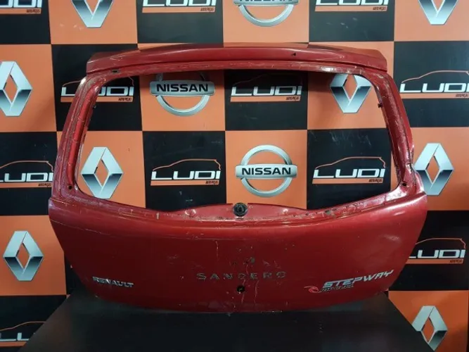 tampa de mala sandero stepway 2012 vermelha