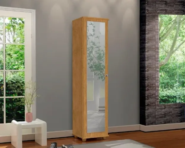 Sapateira / Multiuso Marina Com Porta Espelhada! Frete + Montagem Grátis