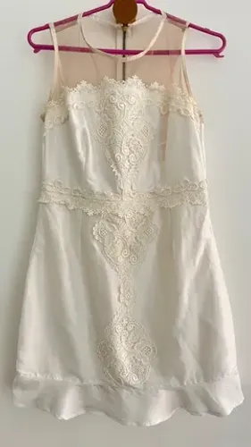 Vestido off white