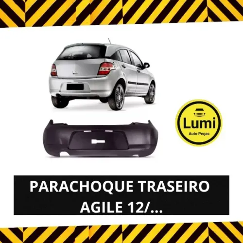 Parachoque Traseiro Agile 12/... - NOVO!!