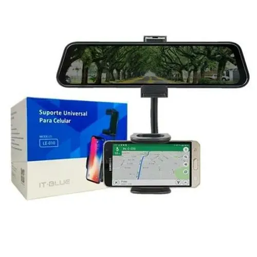 Suporte Carro Caminhão Retrovisor para Celular e Tablet