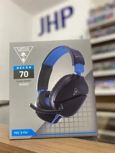 Headset Gamer Com Fio Turtle Beach Recon 70X - Preto e Azul - Parcelamento Sem Juros