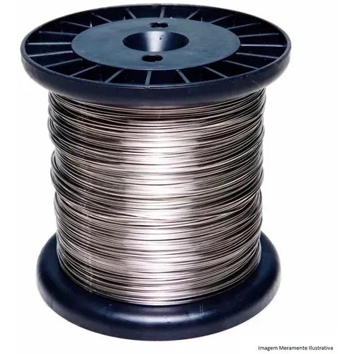 Carretel, Fio, Arame De Aço Inox 0,60mm Para Cerca Elétrica