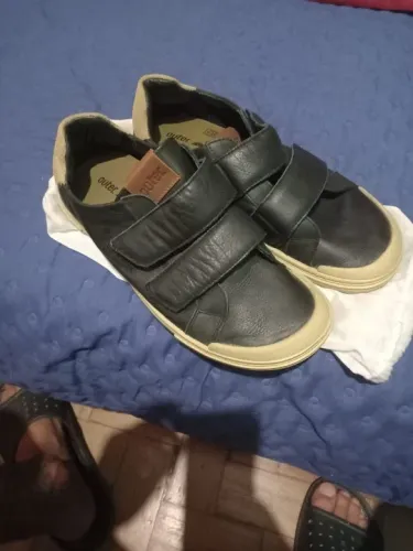 tênis couro velcro Outer - ARGO PRETO 39