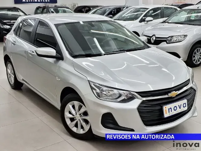 Onix LT 1.0T aut. + multimidia prata 2021 - revisoes na ccs