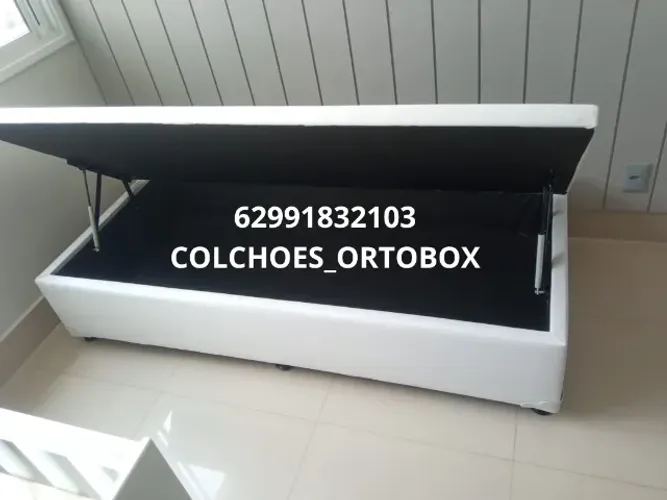 Cama Box Baú Solteiro com um ano de garantia
