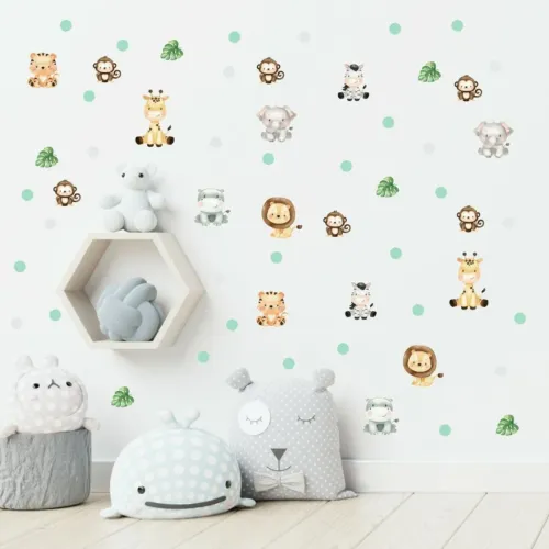 Adesivos decorativos para quarto de bebê personalizado 