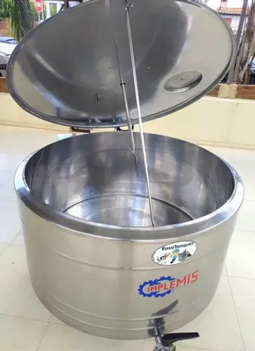 Resfriador Tanque de Leite 500 Litros Inox para Caldas Sucos Sorvetes e Açaí