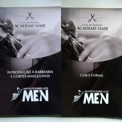 Livros de Barbearia - Academy Hair (Combo Duplo)