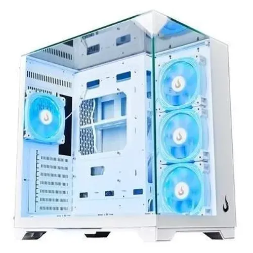 Gabinete Gamer Rise Mode Galaxy Full Glass, Mid Tower, ATX