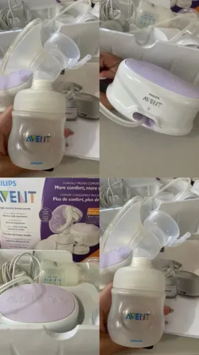 Bomba avent elétrica+bomba elétrica portátil+esterilizador de microondas+Pote de armazenar