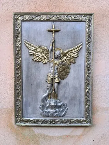 Quadro Religioso em Relevo São Miguel Arcanjo,Decoracao