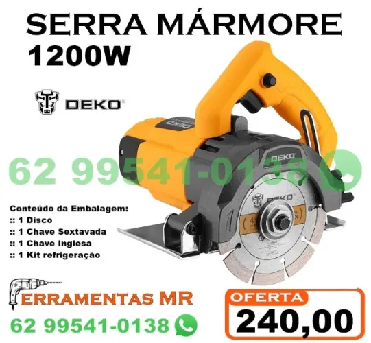 Serra Marmore 1200w com disco