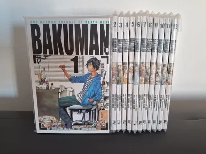 Mangá Bakuman - Volumes 1 ao 12 - Editora JBC - 1ª edição