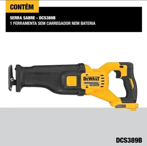 Serra sabre Dewalt FLEXVOLT 20/60V