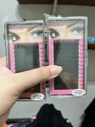 Kit Cílios profissional fio a fio com 9 caixas e pinça