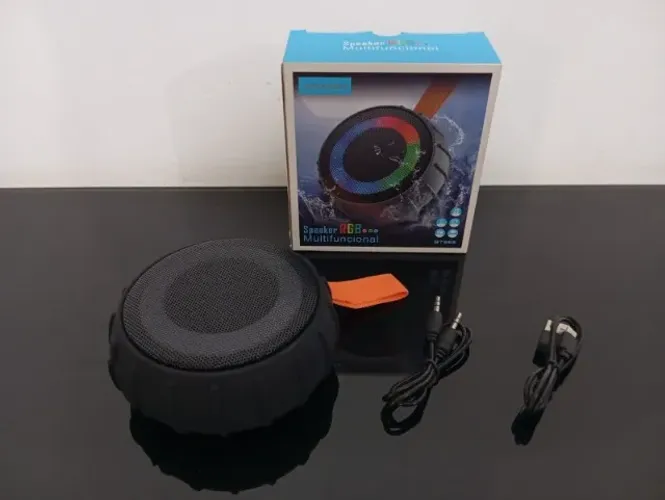 Caixa de Som RGB Multifuncional Ecooda Bluetooth Super Oferta