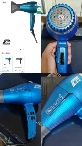 Secador de cabelo profissional Parlux