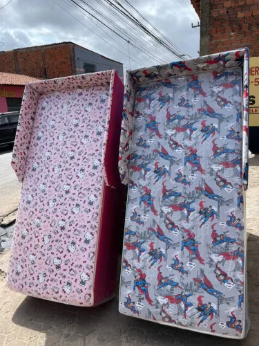 Camas Personalizadas 0,88x1,88cm Molas Ensacadas e Espumas