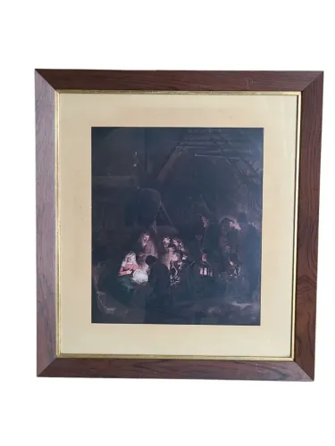 Quadro Poster Canvas Rembrandt Adoration of The Shepherds