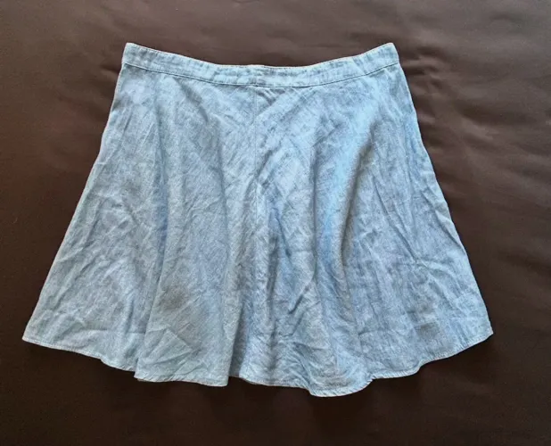Saia Jeans Azul Claro