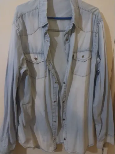 Camisa Jeans Masculina