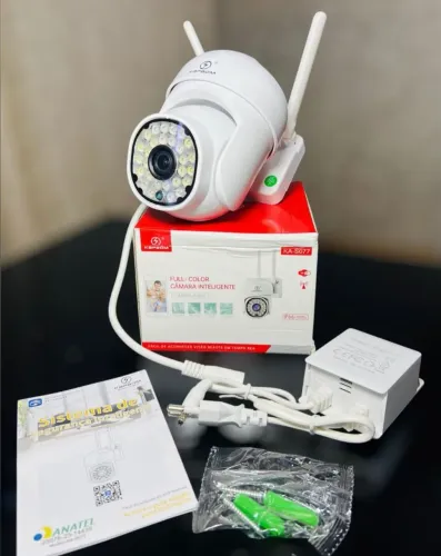Câmera Externa IP HD Infravermelho Wi-Fi Prova d'água KAPBOM KA-S077